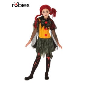 Disfraz Payasa Zombie Infantil (L) 8-10 Años