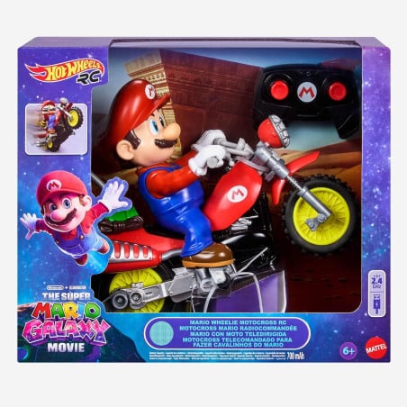 Hot Wheels Super Mario Galaxy Wheelie Motocross RC