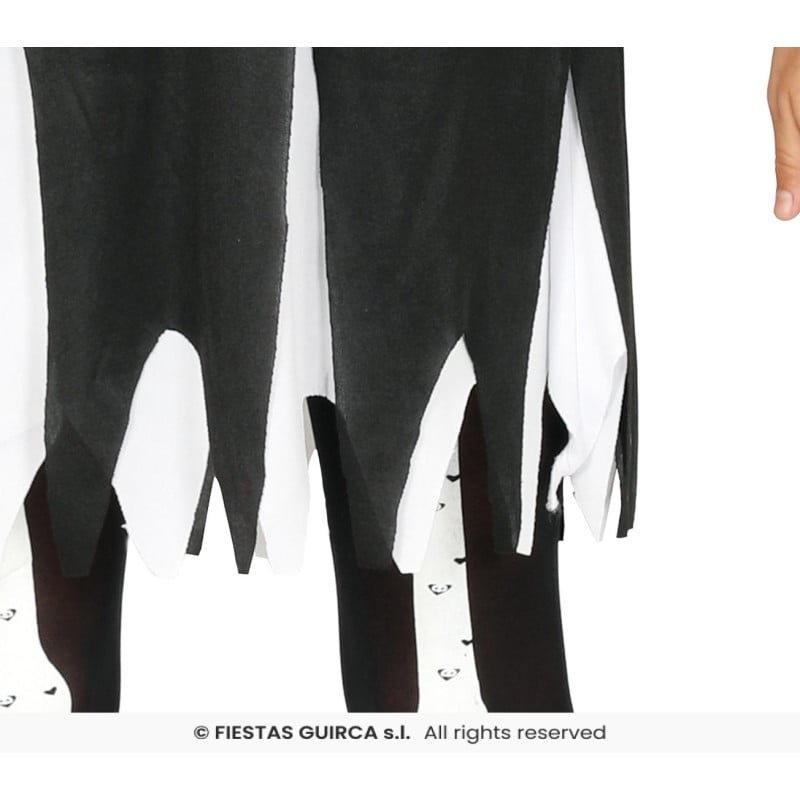 Disfraz Infantil Vestido Esqueleto 5-6 Años