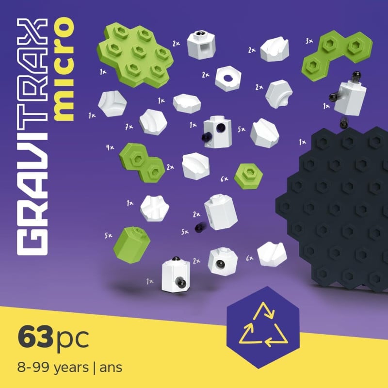 GraviTrax Micro Gravi Verde 63 Piezas