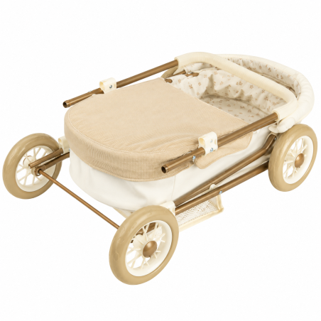Muñecas Arias Coche Capota Reborn De Paris 56 Cm Con Bolso