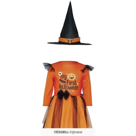 Disfraz Brujita Mi Primer Halloween Bebé 18-24 Meses