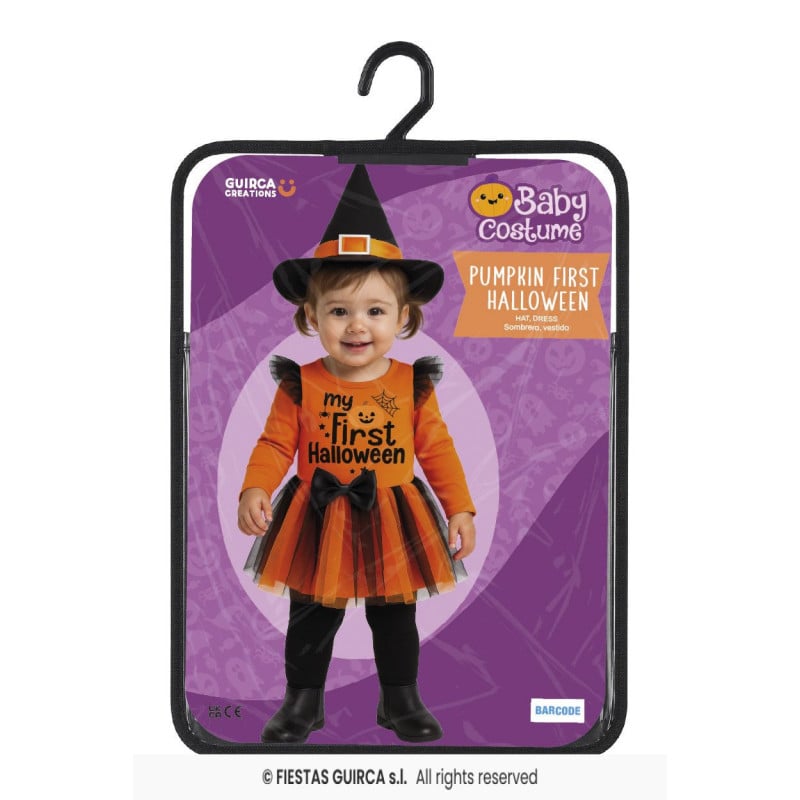 Disfraz Brujita Mi Primer Halloween Bebé 18-24 Meses