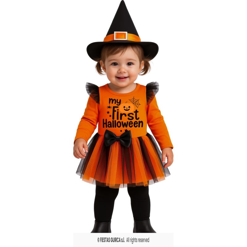 Disfraz Calabaza Mi Primer Halloween Bebé 18-24 Meses