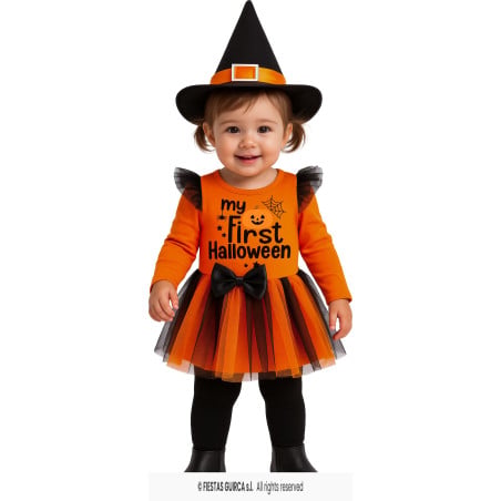 Disfraz Calabaza Mi Primer Halloween Bebé 18-24 Meses