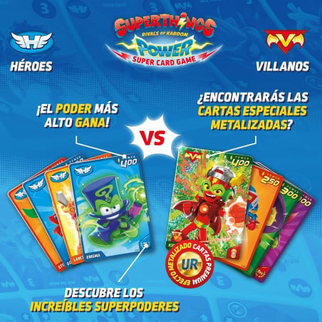 SuperThings Power Super Card Game Caja Sorpresa