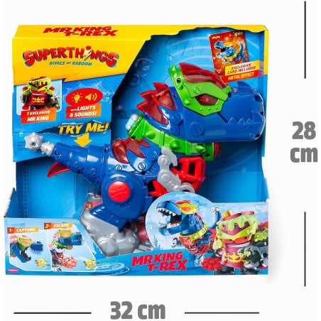 SuperThings Mr King T-Rex Robot Dinosaurio
