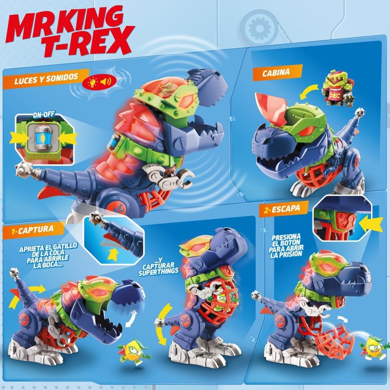 SuperThings Mr King T-Rex Robot Dinosaurio