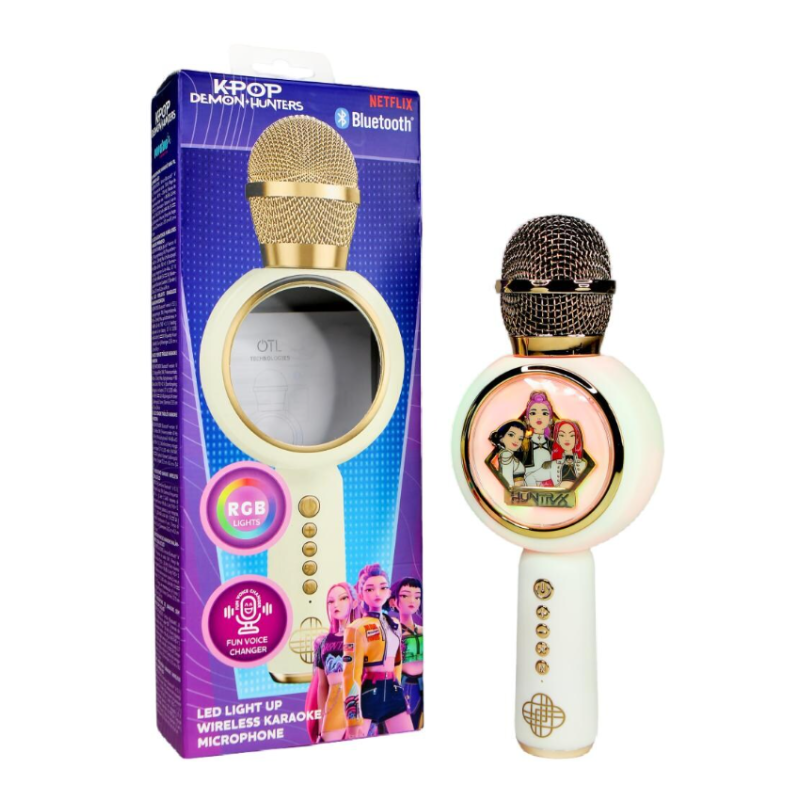 K-POP Demon Hunters Micrófono Bluetooth Con Luz LED