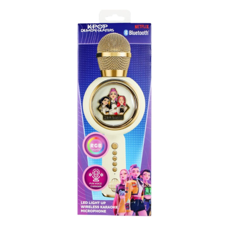 K-POP Demon Hunters Micrófono Bluetooth Con Luz LED