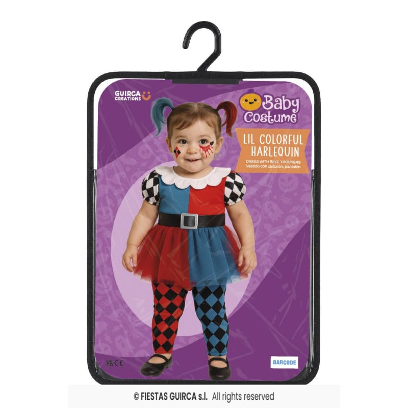 Disfraz Harley Quinn Bebé 18-24 Meses