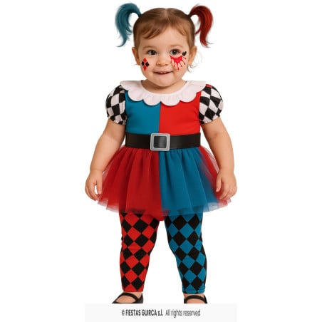 Disfraz Harley Quinn Bebé 18-24 Meses