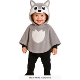 Disfraz Poncho Lobito Bebé 18-24 Meses