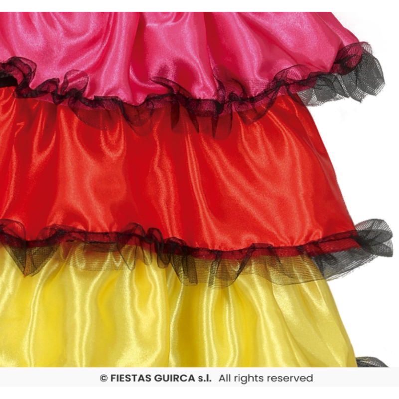 Disfraz Catrina Multicolor Infantil 5-6 Años