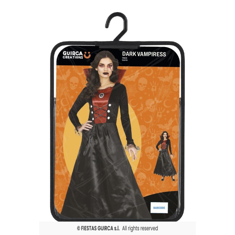 Disfraz Vampiresa Oscura Mujer Talla 42-44