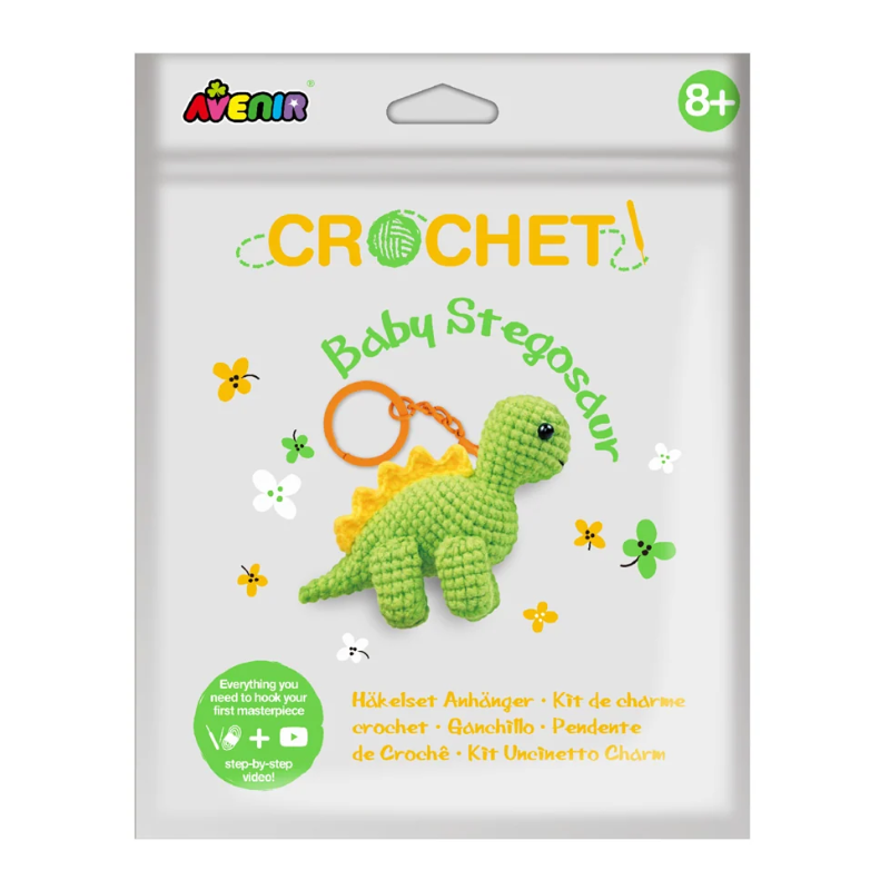 Set Crochet Bebe Estegosauro