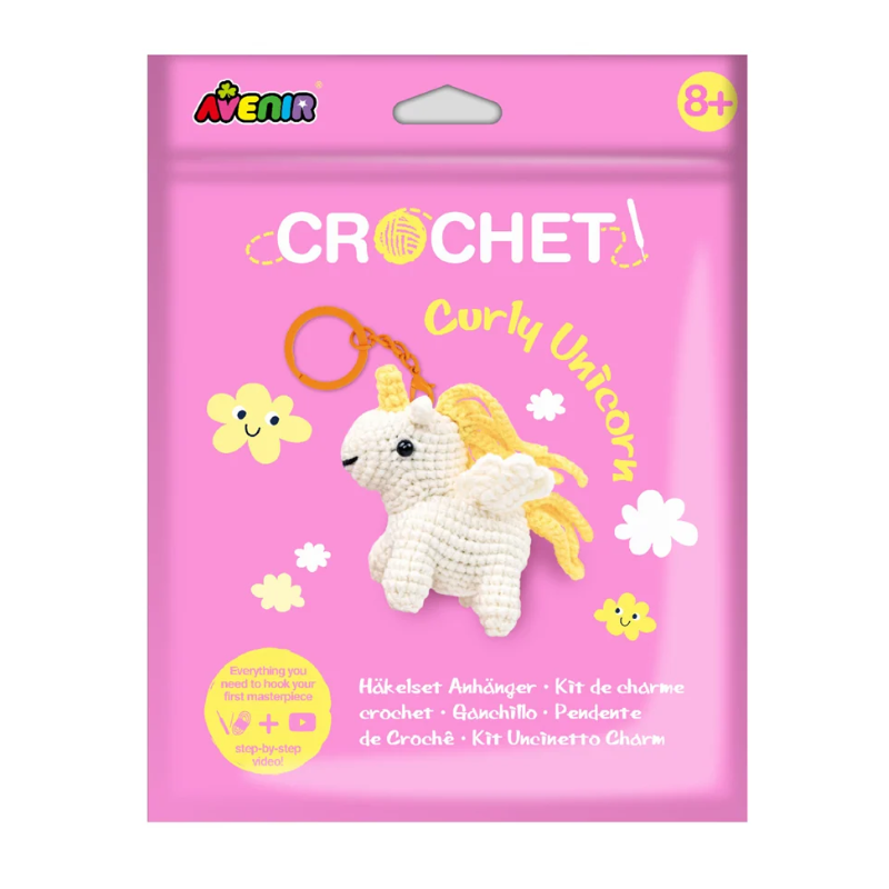 Set Crochet Unicornio Con Melena