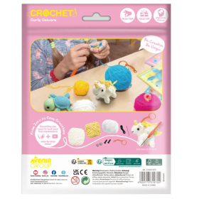 Set Crochet Unicornio Con Melena 2