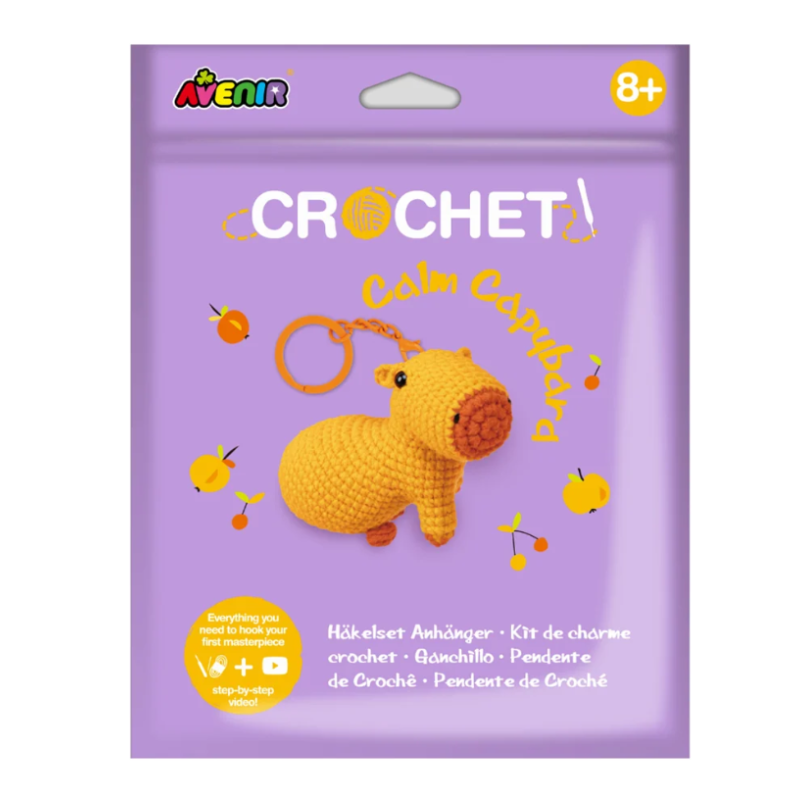 Set Crochet Capibara Relajado