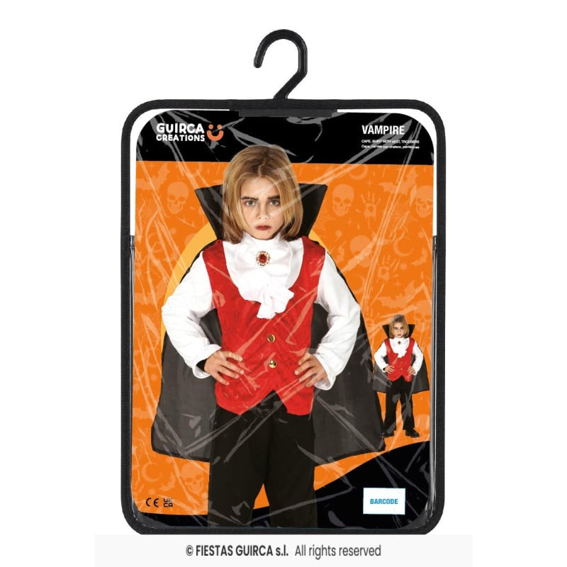 Disfraz Infantil Vampiro Clásico 7-9 Años