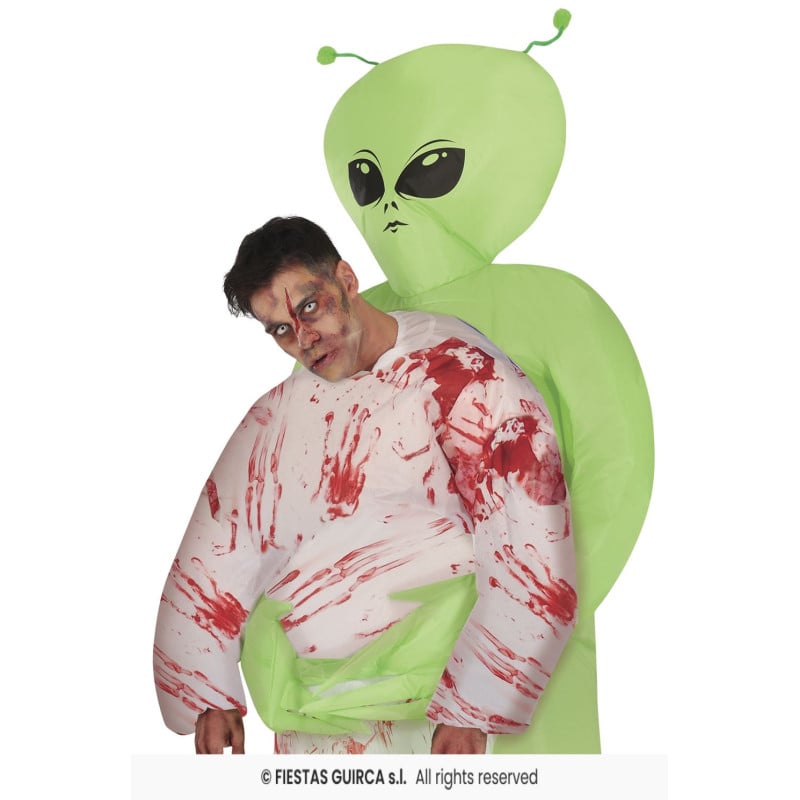 Disfraz Alienígena Abducción Adulto Talla (L) 52-54
