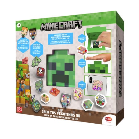 Minecraft Crea tus Pegatinas 3D