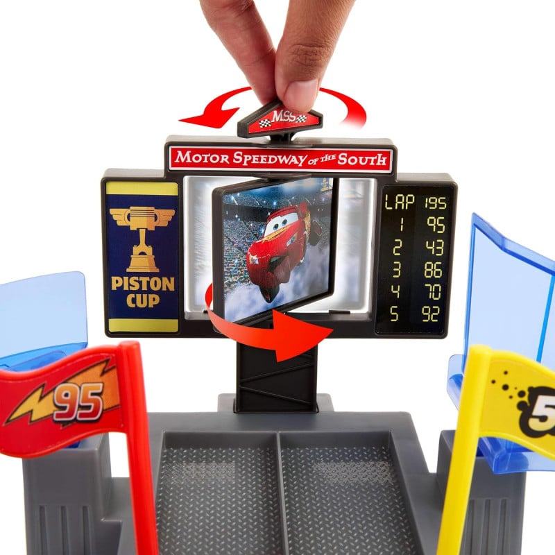 Cars Copa Pistón Stunting Speedway Set