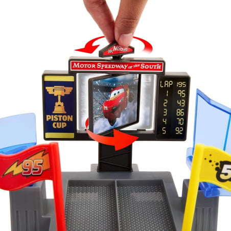 Cars Copa Pistón Stunting Speedway Set
