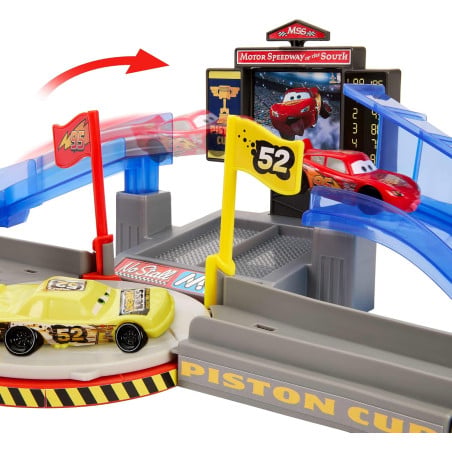 Cars Copa Pistón Stunting Speedway Set