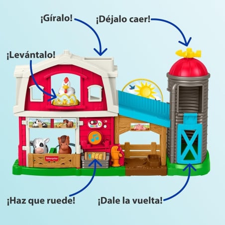 Fisher-Price Little People Granja de Animales Multilingüe
