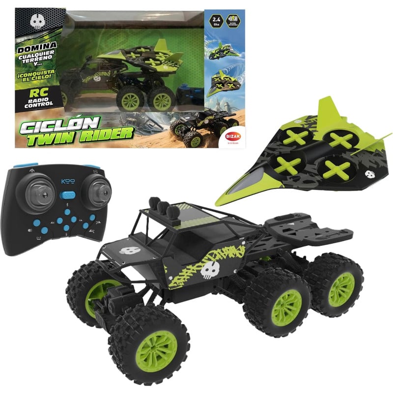 Ciclón Twin Rider Radio Control De Bizak