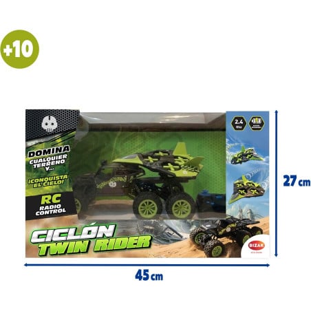 Ciclón Twin Rider Radio Control