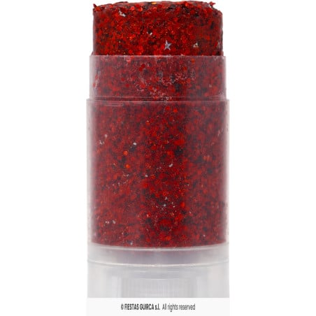 Glitter en Stick Rojo 15 g