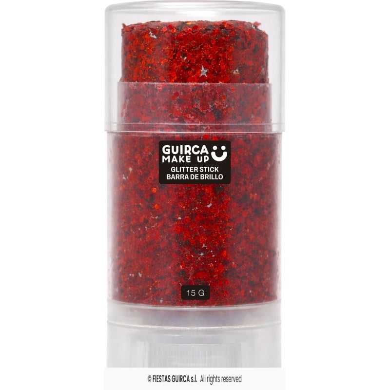Glitter en Stick Rojo 15 g