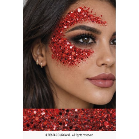 Glitter en Stick Rojo 15 g