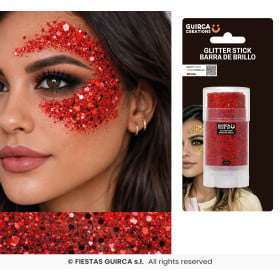 Glitter En Stick Rojo 15g