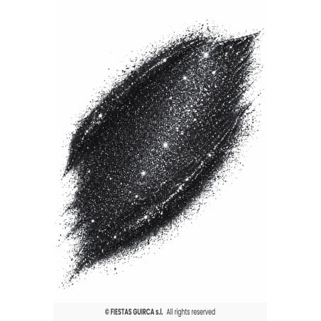 Glitter en Stick Negro 15 g