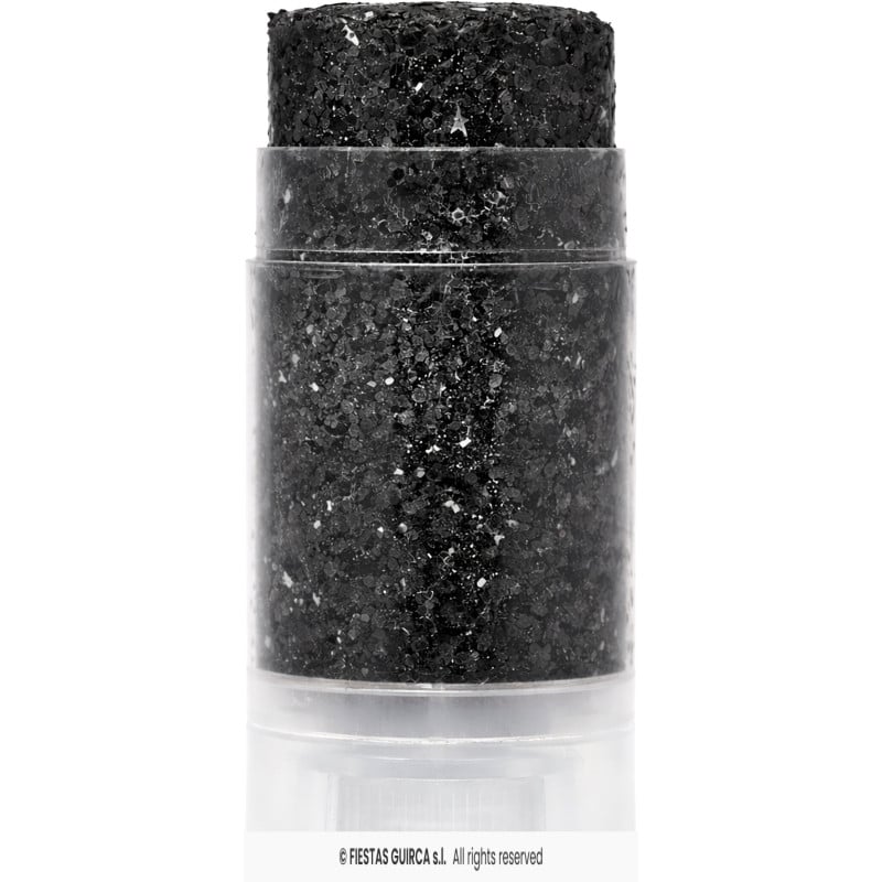 Glitter en Stick Negro 15 g