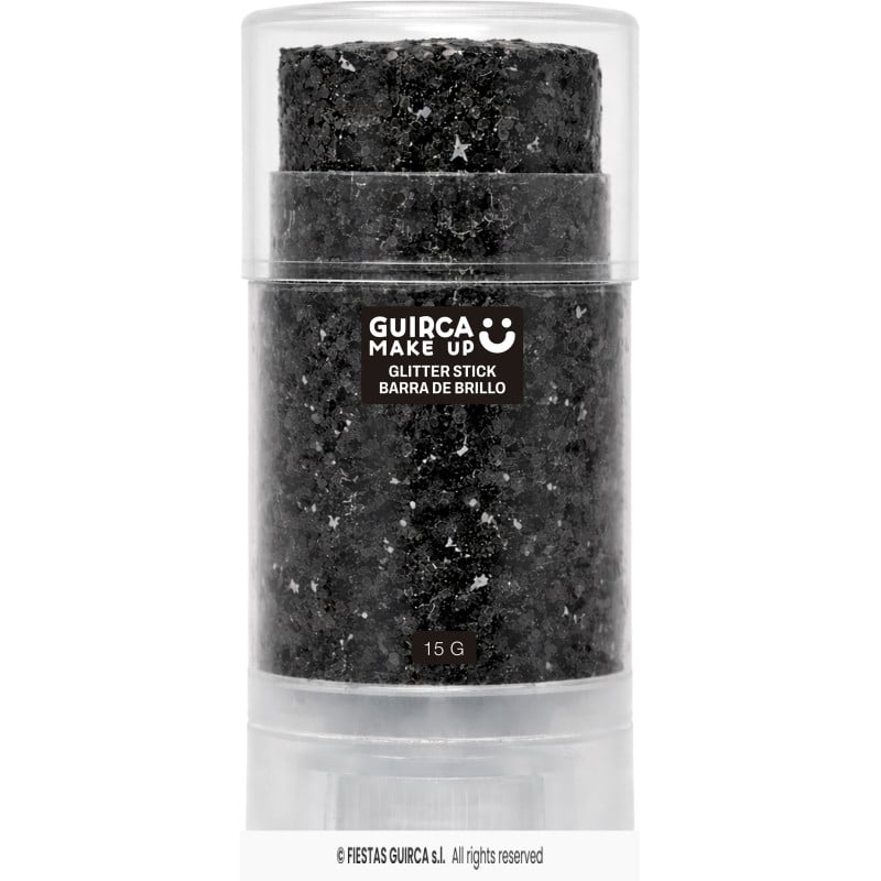 Glitter en Stick Negro 15 g