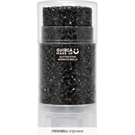 Glitter en Stick Negro 15 g