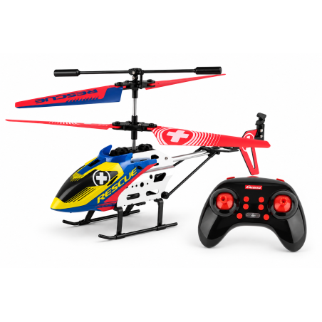 Helicóptero Rescate Uno Radio Control De Carrera