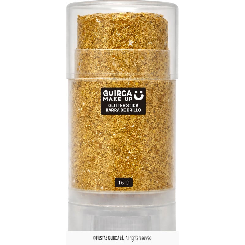 Glitter en Stick Dorado 15 g