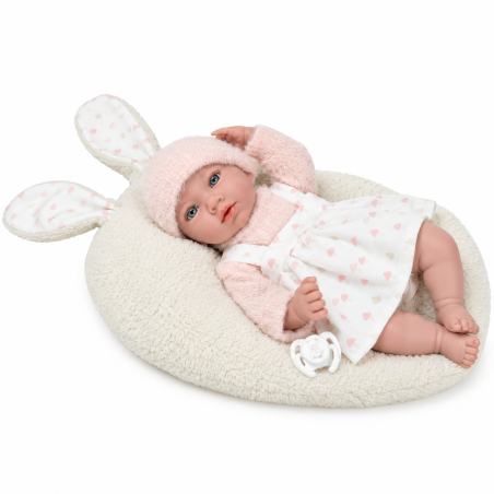 Muñecas Arias Elegance Aria Beige Con Cojín 40 Cm