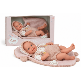 Muñecas Arias Elegance Baby Rosa Con Manta 35 Cm