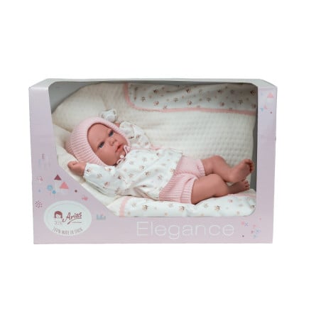Muñecas Arias Elegance Andie Rosa Con Cojín 40 Cm