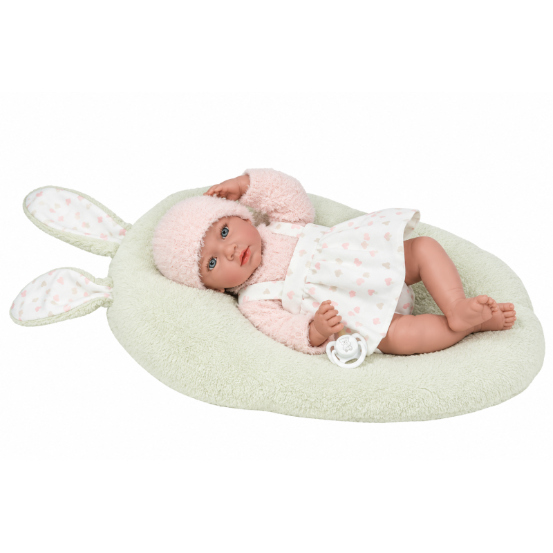 Muñecas Arias Elegance Aria Beige Con Cojín 40 Cm