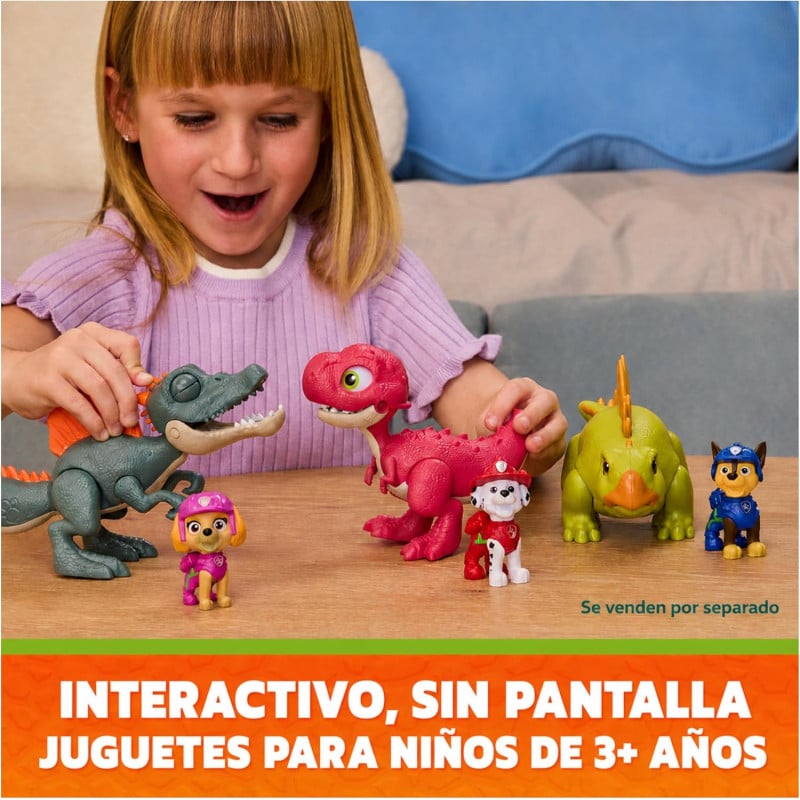 Patrulla Canina La Dino Película Dinosaurio Pup Pals Con Marshall