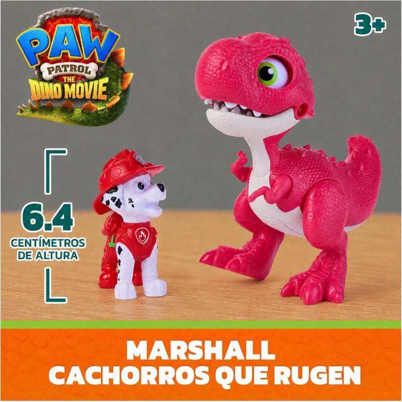 Patrulla Canina La Dino Película Dinosaurio Pup Pals Con Marshall