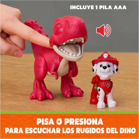 Patrulla Canina La Dino Película Dinosaurio Pup Pals Con Marshall