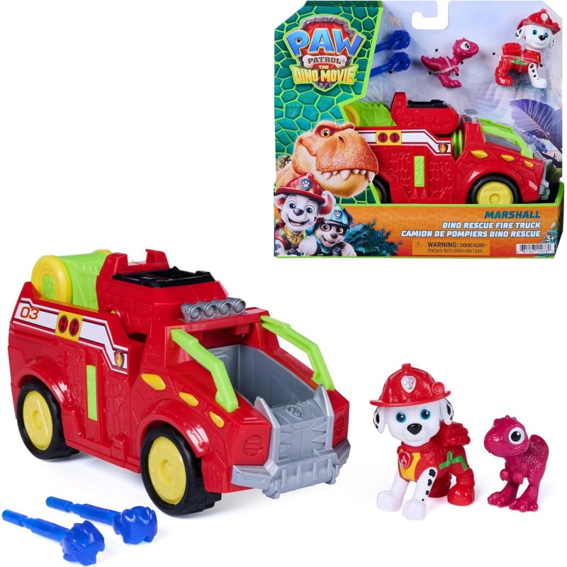 Patrulla Canina La Dino Película Vehículo De Rescate Marshall De Spin Master